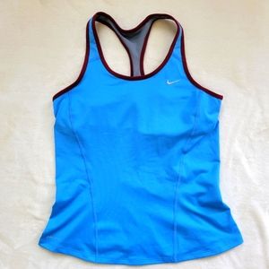 NIKE DRI-FIT Women's Running Tank With Built-in Bra - EUC! Flawless- Sz Medium